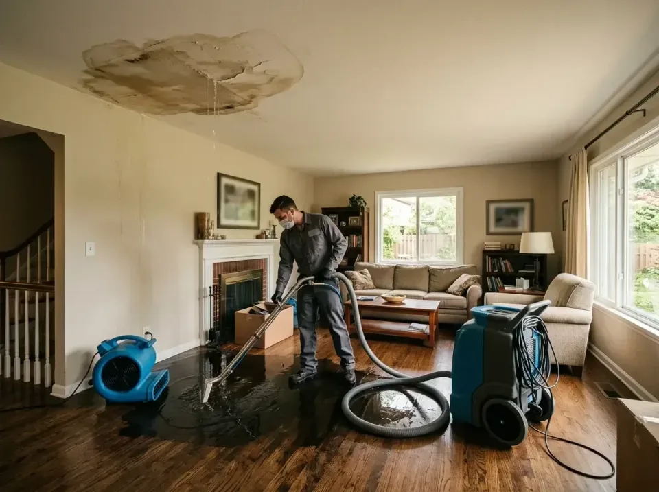 attic-pipe-burst-ceiling-drip-008 — frequently asked questions, Water Damage Restoration & Carpet Care in Burke, VA
